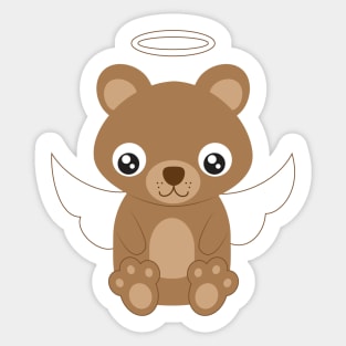 Angel Bear Sticker